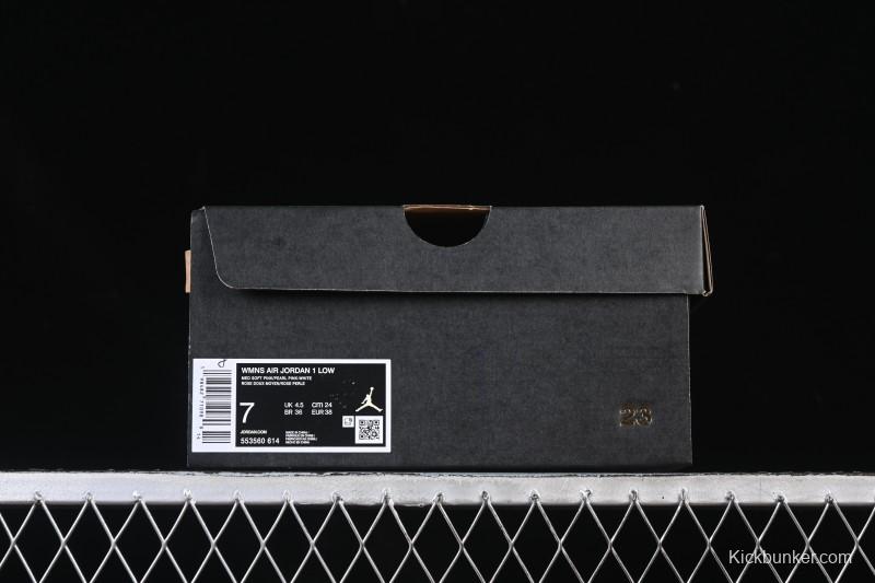 Nike Air Jordan 1 Low AJ1 Pearl Pink Low-top Casual Sneakers - 553560-614