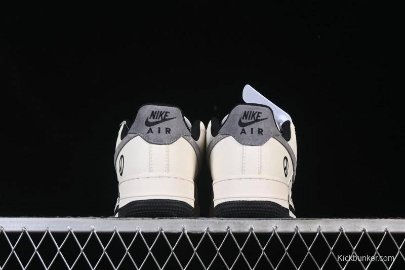 Nike Air Force 1 '07 Low G-Dragon Collaboration Daisy Beige Black Grey Casual Sneakers - QW5606-265