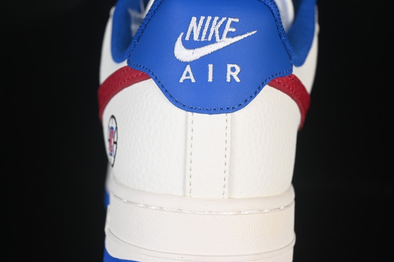 Nike Air Force 1 '07 Low NBA Collaboration Clippers Blue Red Casual Sneakers - QW5606-274