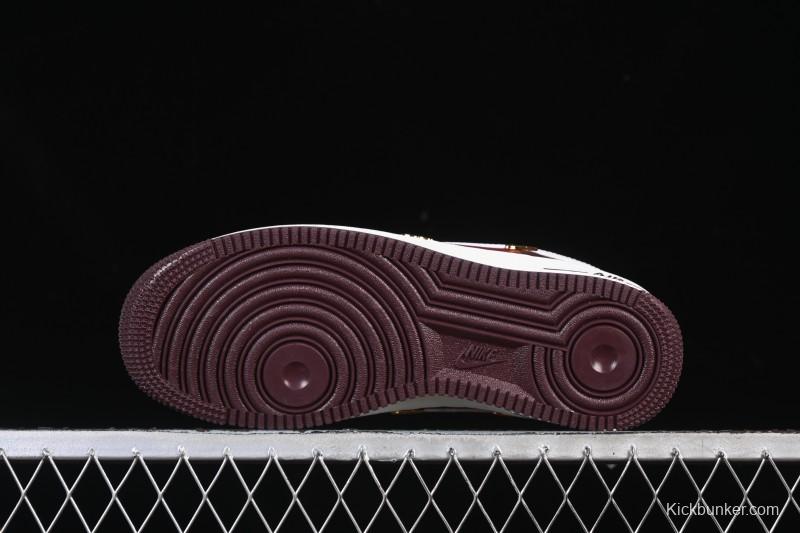 Nike Air Force 1'07 Low Casual Sneakers with Full-Length Air Cushion - IR0485-611