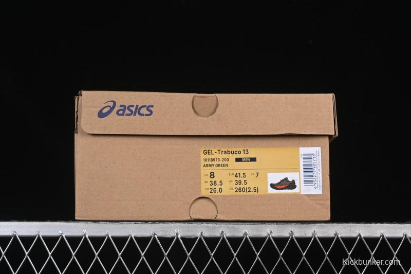 Asics Gel-Trabuco 13 Retro Breathable Cushioned Men's Running Shoes - 1011B973-200