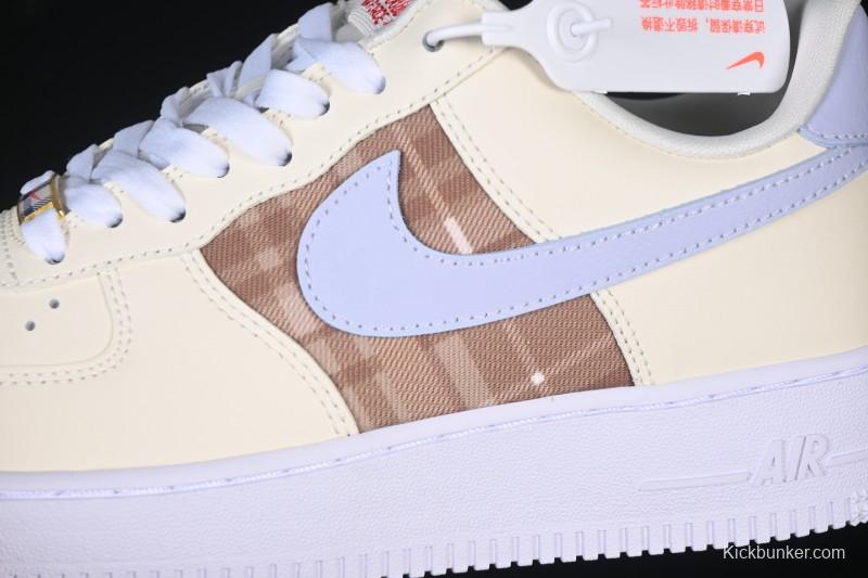Nike Air Force 1'07 Low Casual Sneakers with Full-Length Air Cushion - IH7352-001