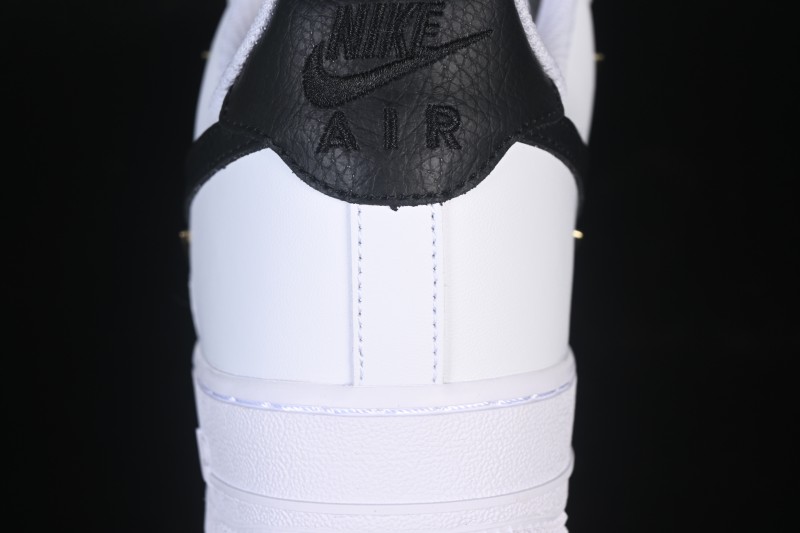 Nike Air Force 1'07 Low Four Hook Black White Casual Sneakers - ZH0316-113