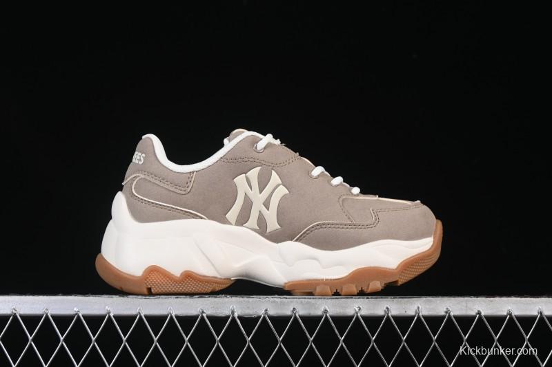 New York Yankees Bigball Chunky Vintage Window Platform Sneakers - 3ASHVT35N50BRS
