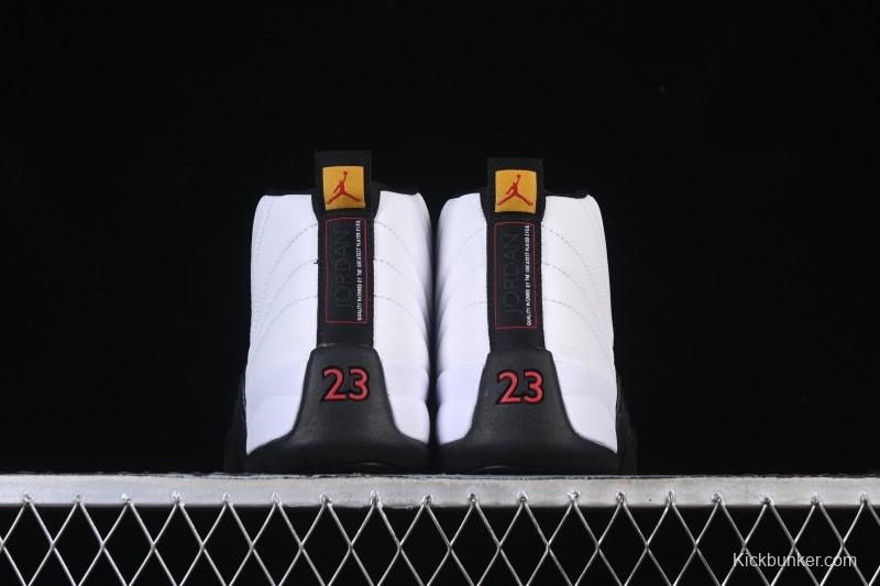 Nike Air Jordan 12 Retro Taxi Gold Buckle Basketball Shoes - CT8013-117