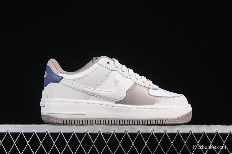 Nike Air Force 1 Shadow Lightweight Platform Low-Top Casual Sneakers - IO7594-101