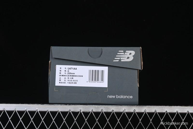 New Balance 471 Series Fabric and Leather Lifestyle Casual Shoes - U471AA