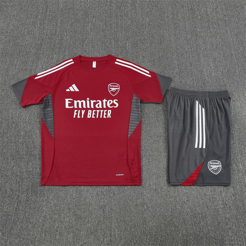 25/26 Arsenal Red Short Sleeve with XS  Short Sleeve Jersey+Shorts