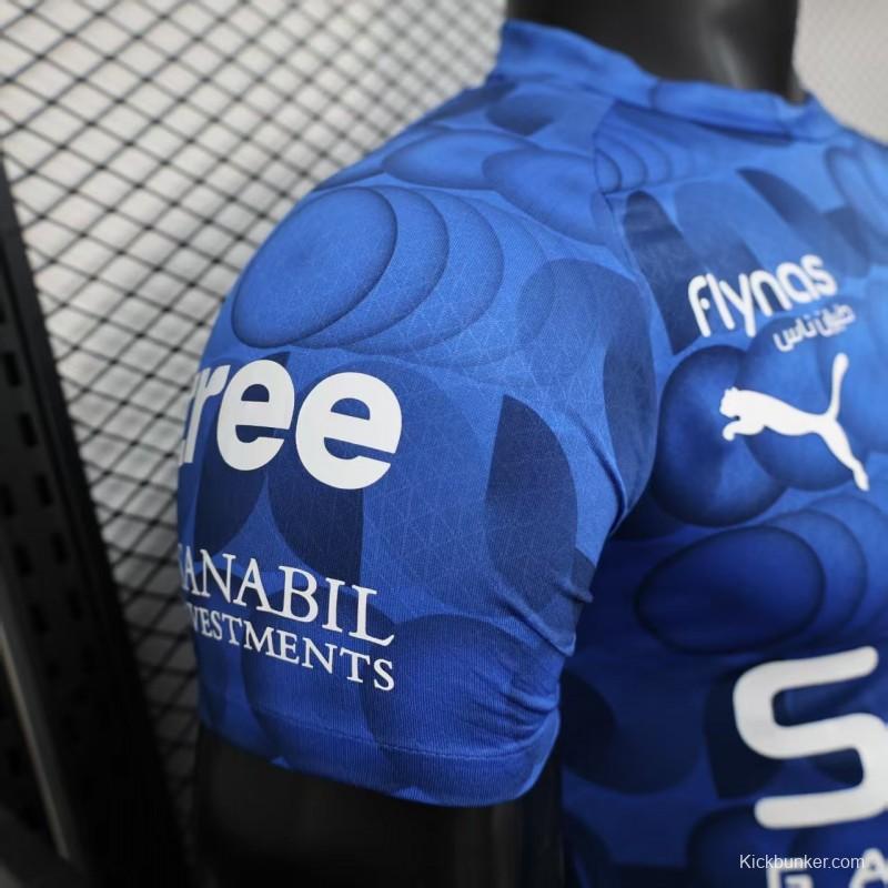 Player Version 25/26 Al Hilal Pre-Match Blue Jersey