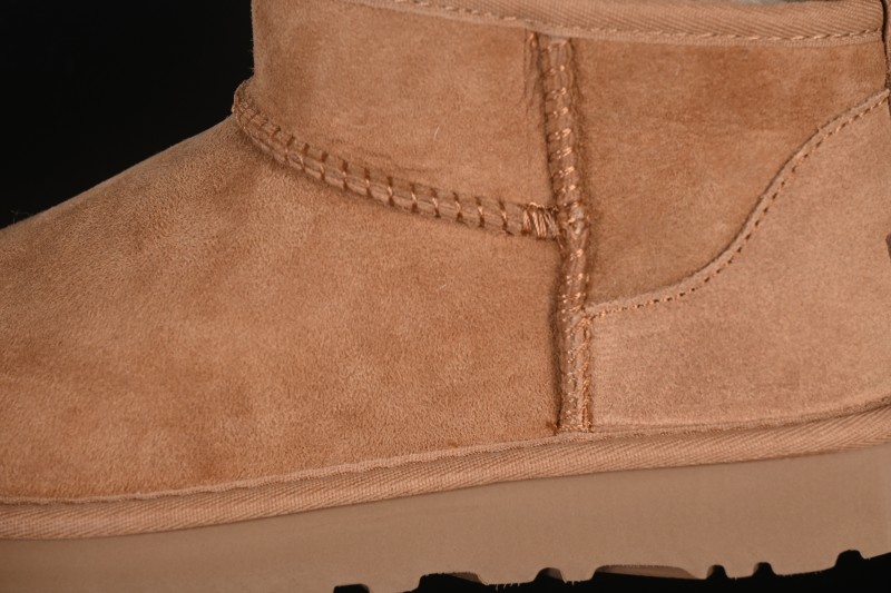 UGG Classic Ultra Mini Chelsea Boots with Sheepskin Lining - 1116109
