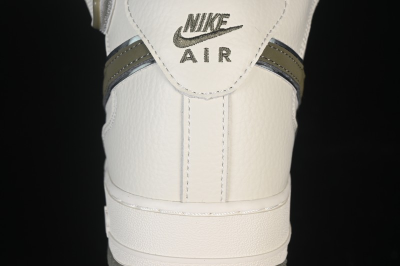 Nike Air Force 1 '07 Mid Retro Basketball Sneakers with 3M Reflective Upper and Crystal Translucent Sole - XL0236-231