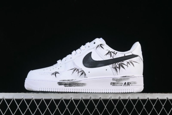 Nike Air Force 1 '07 Low Bamboo Forest Casual Sneakers with Full-Length Air-Sole - ZH0316-122
