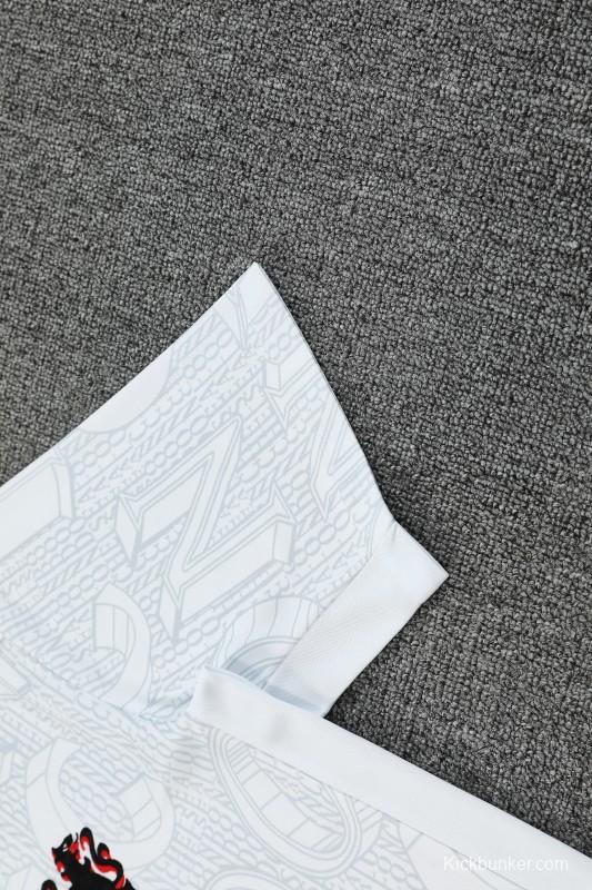 25/26 Chelsea White Short Sleeve Jersey+Shorts