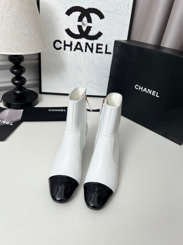 Chanel 2025/SS Double C Heel Fashion Boots - LY00370/LY00400