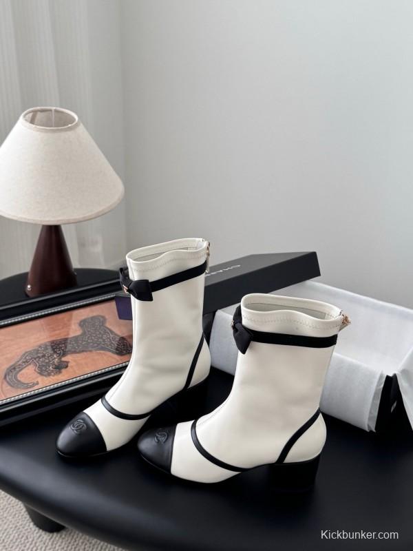 Chanel 2025 SS New Bow Ankle Boots - LY00