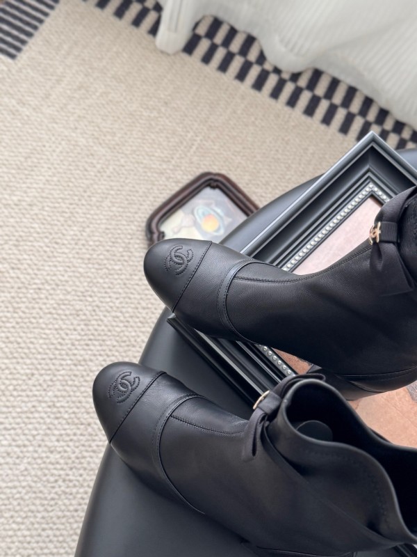 Chanel 2025 SS New Bow Ankle Boots - LY00