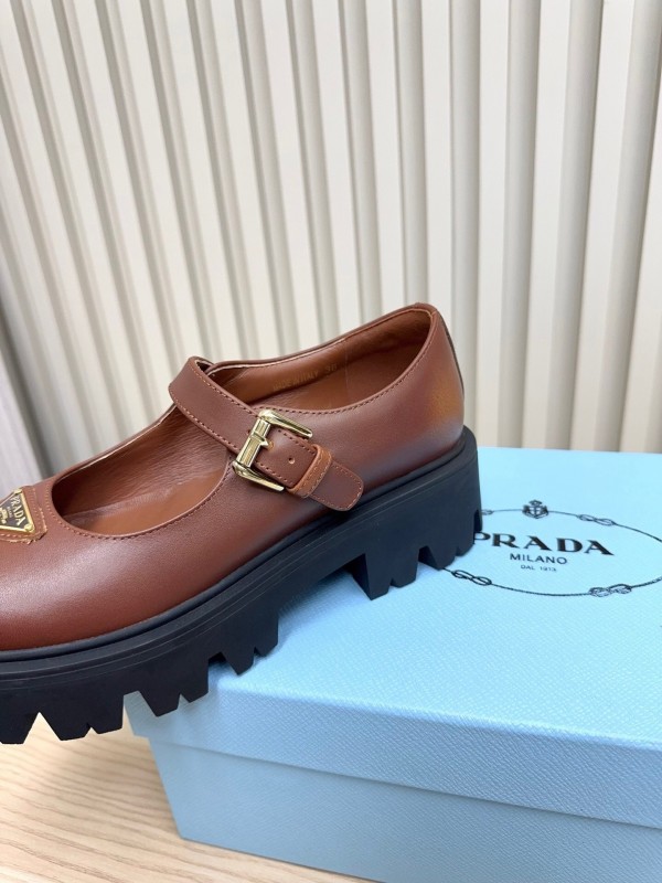 Prada 2025 SS Platform Mary Jane Shoes - LY00300