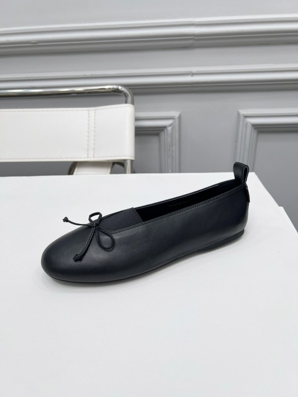 Miu Miu Ballerina Flats with Bow Mary Jane Design - LY00260
