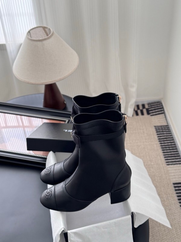 Chanel 2025 SS New Bow Ankle Boots - LY00