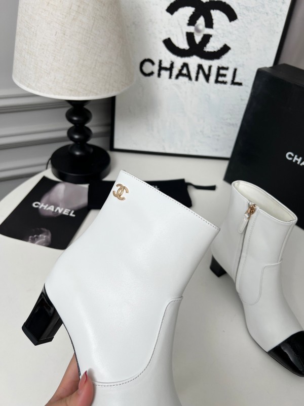 Chanel 2025/SS Double C Heel Fashion Boots - LY00370/LY00400