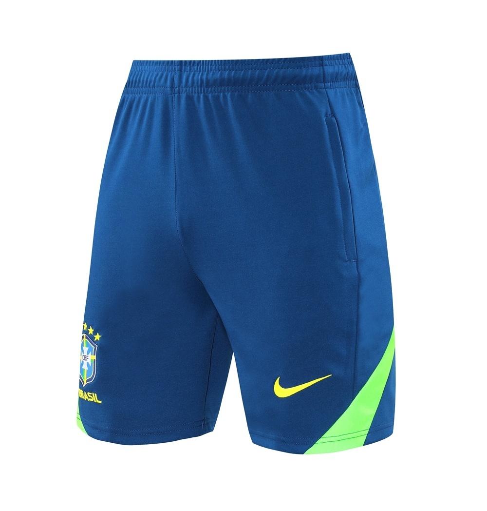 2025 Brazil Lake Green Short Sleeve+Soccer Shorts
