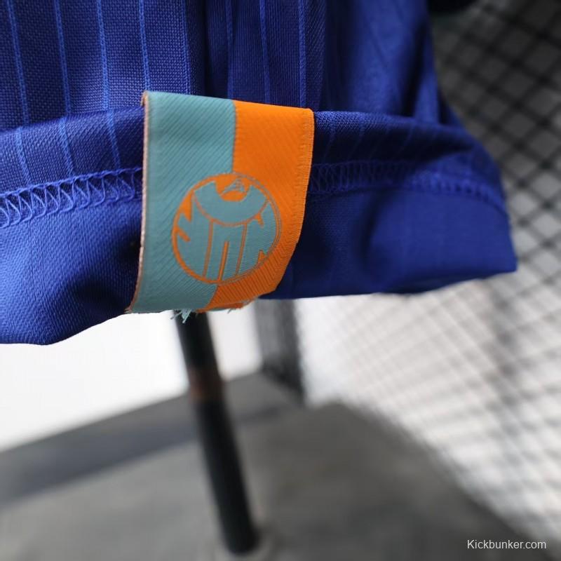 Player Version 25/26 Newcastle United Third Blue Long Sleeve Jersey