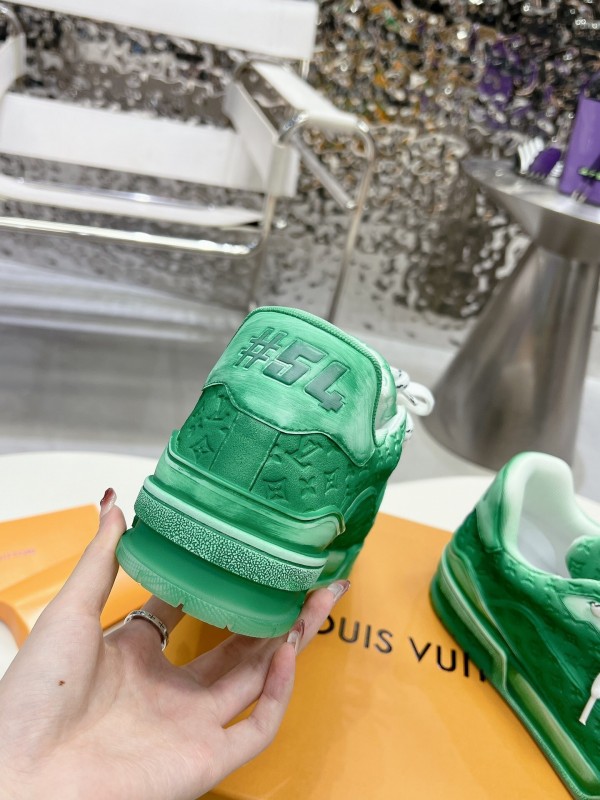 LV TRAINER Basketball Series Washed Sneakers - LY00430