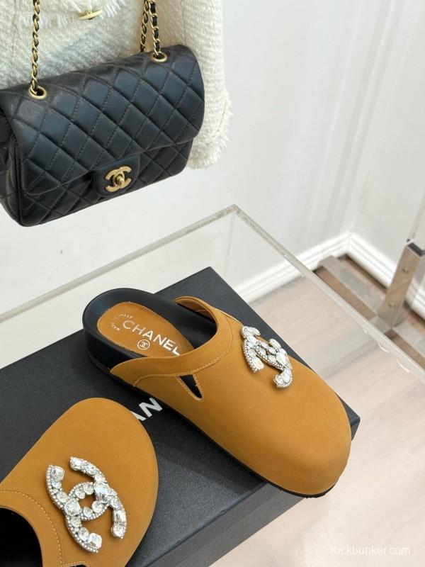 Chanel Classic CC Crystal Birkenstock Sandals - KFY00280