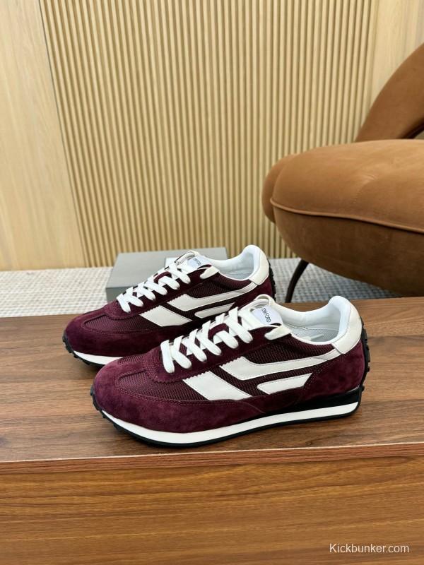 TOM FORD 2025 SS Fashion Casual Shoes with Classic Color Blocking and Imported Leather Insole - AS00350