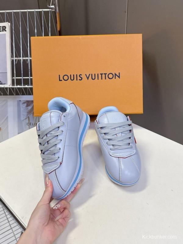 Louis Vuitton 2025 SS Pharrell Williams Collaboration Thick Sole Sneakers Retro Running Shoes - KFY00380