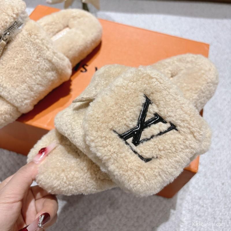L牌 Wool Lazy Slippers - LY00260