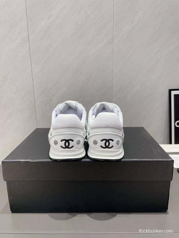 Chanel Silver Horn King II Casual Series Sports Shoes - KFY00330