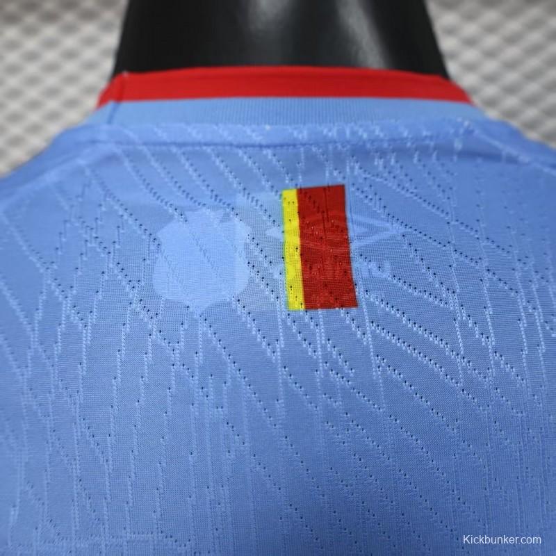 Player Version 2026 DR Congo Home Sky Blue Flame Jersey
