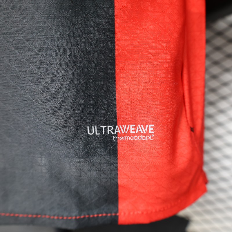Player Version 26/27 AC Milan Red & Black Vertical Stripe Home Jersey
