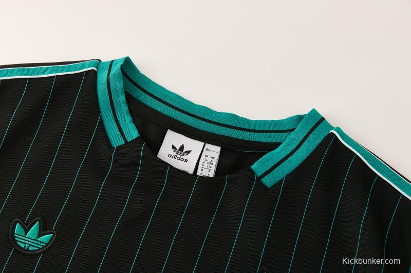 26/27  Liverpool  Black Short Sleeve+Soccer Shorts