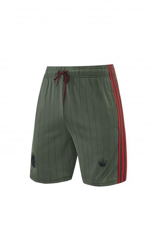 26/27 Bayern München  Forest Green  Pinstripe  Short Sleeve+Soccer Shorts