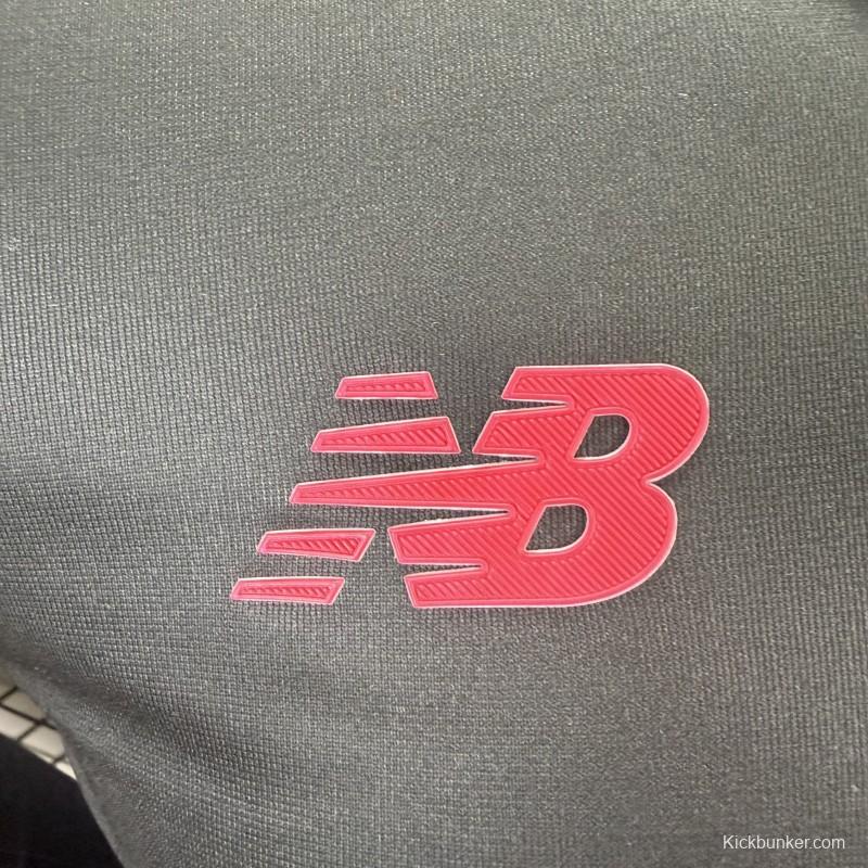 Player Version 25/26 Deportivo Toluca FC Black Goalkeeper Long Sleeve Jersey with Polo Collar