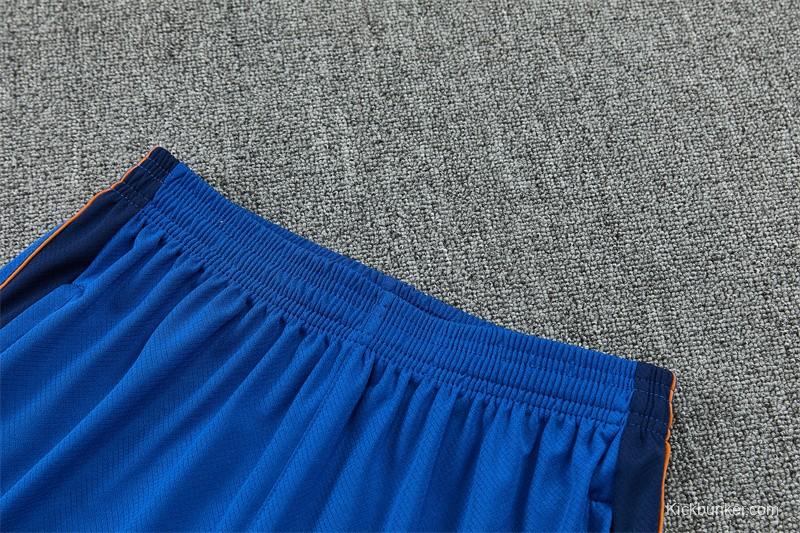 2026 France Blue & Orange Short Sleeve+Soccer Shorts