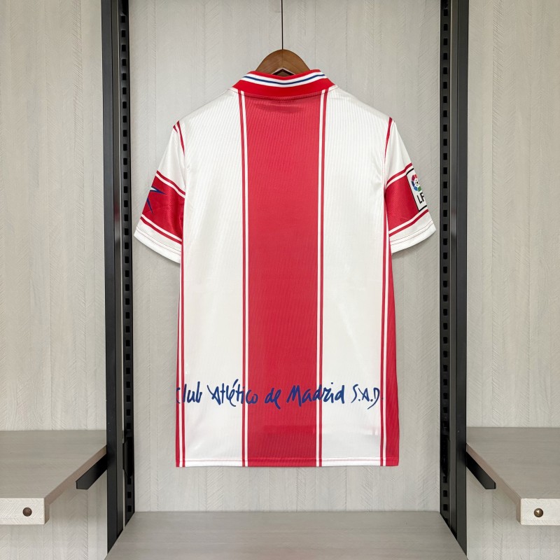 1999/00 Retro Atletico Madrid Home Jersey