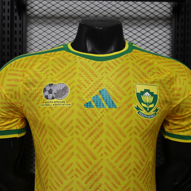Player Version 26/27 South Africa Yellow & Green  Home Jersey (Adidas)