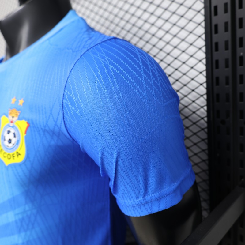 Player Version 26/27 DR Congo  Sky Blue & Red  Home Jersey