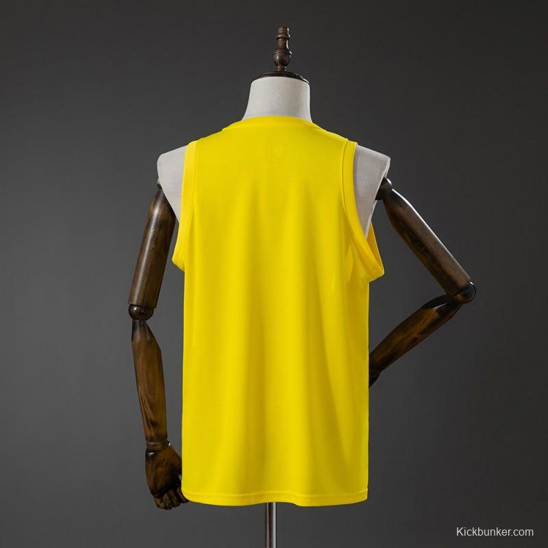 2026 Brazil Training Jersey Vest Yellow