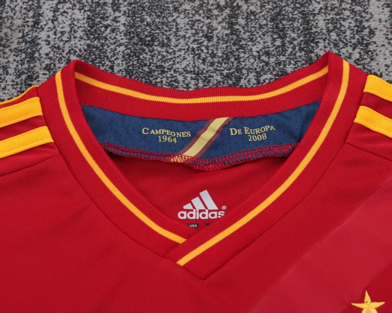Retro Kids 2012 Spain Home Jersey