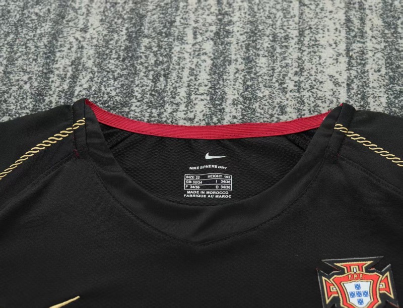 Retro Kids 2006 Portugal Away Jersey