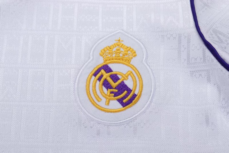 Retro Kids 88/90 Real Madrid Home Jersey