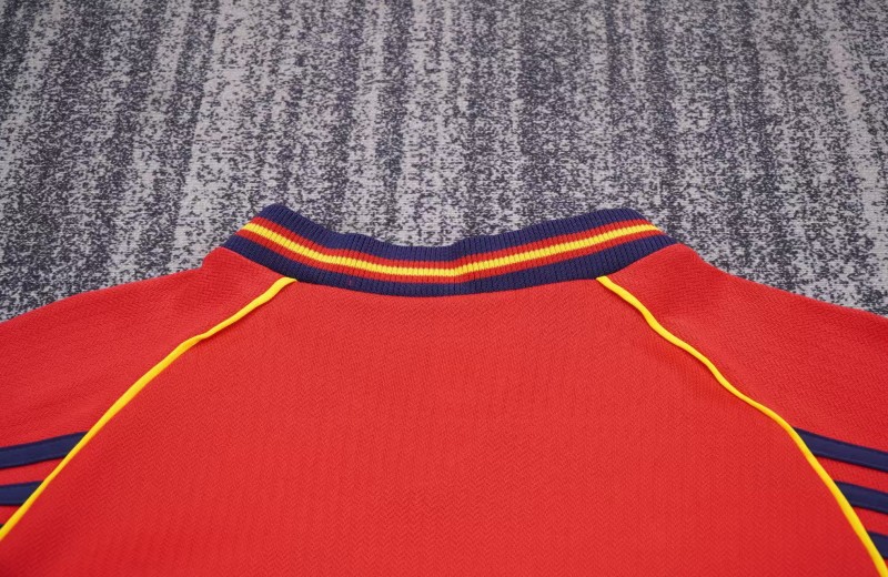 Retro Kids 1998 Spain Home Jersey