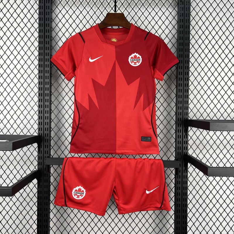 2026 Kids Canada World Cup Home Kit
