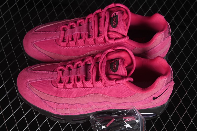 Nike Air Max 95 Retro Cushioned Running Shoes with Air Sole Unit - II7632-600