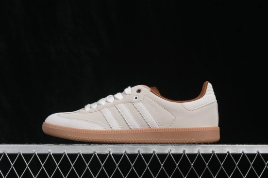Adidas Samba OG Classic Lifestyle Sneakers with Suede Overlays - KJ7306