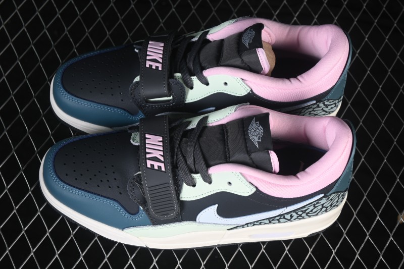 Nike Air Jordan Legacy 312 Low Basketball Shoes with Three-Way Strap Design - CD7069-007